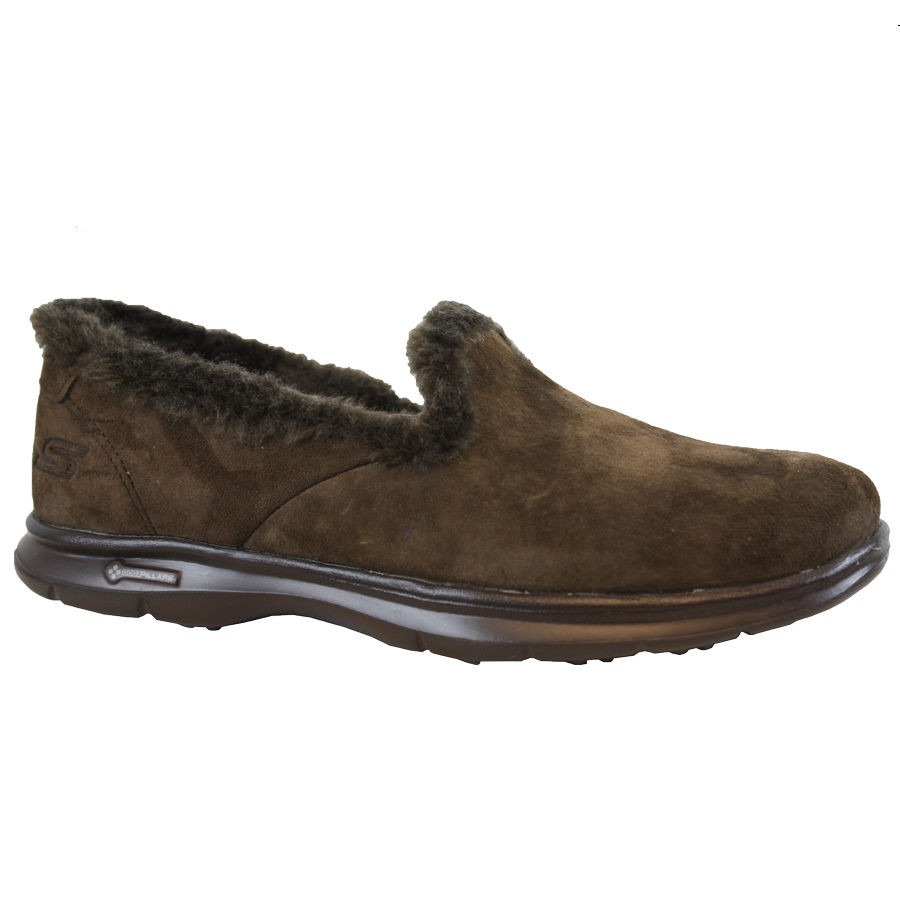 skechers relaxed fit memory foam slippers